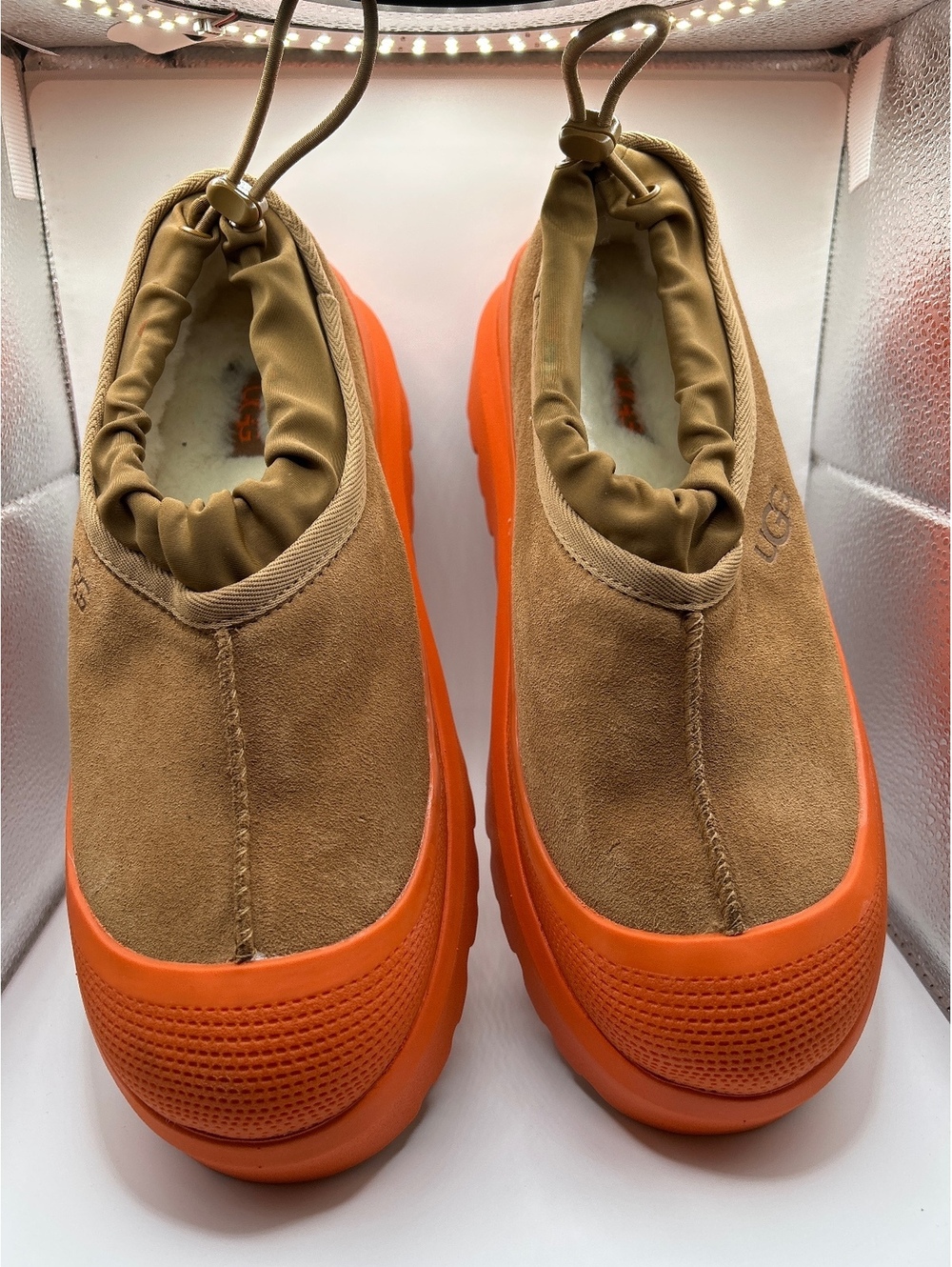 UGG Tasman Weather Hybrid Slipper Chestnut Orange (Men's US 8) New Without Box